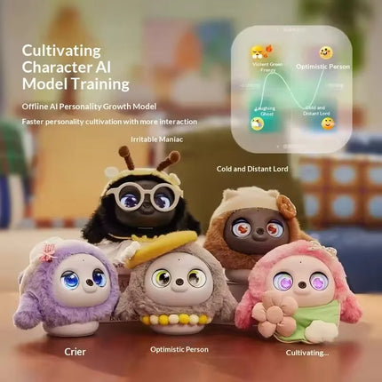 Ropet KAMOMO AI Pet Emotional Companionship Bionic Interaction Smart Robot Electronic Toy Desktop Pets Children's Kid Gift