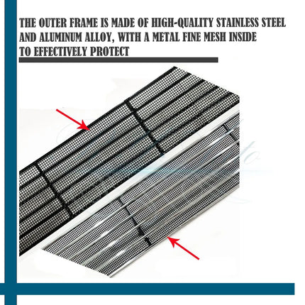 Car Grille Mesh For Nissan Ariya FE0 2022~2027 Anti-dust Front Bumper Protection Grille Dust Cover Tank Net Pad Auto Accessories