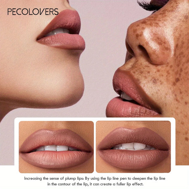 Lip Liner Waterproof, Sweatproof, Matte Multi-Color Correcting Lipstick Pencil Lip Makeup Cosmetics Mother's Day Gifts