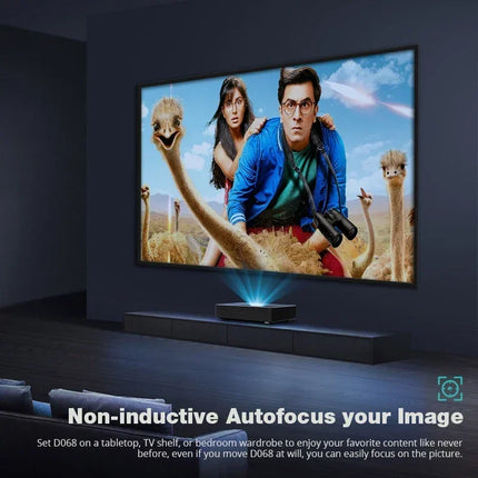 New Arrival Full HD 1080P Portable Home Theater Video Education Projector DLP Support 4K UST Ultra Short Throw Laser Projector