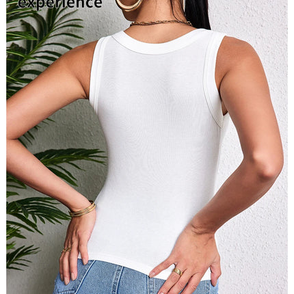 1/3 Piece Four Seasons Thin Solid Color Camisole for Young Women Plus Size Comfortable and Sexy T-shirt Shirt Casual