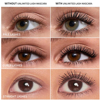 Lash Mascara Nourishing Long Lasting Thick Curling Lifting Lengthening Eyes Lashes Beauty Makeup Cosmetics Black Brown Mascara