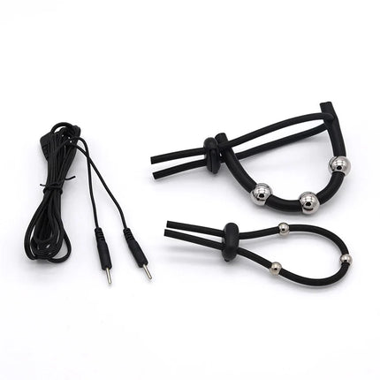 Promotion Electroshock E-stim Sex Products Electrosex Penis Ring E-stim Anal Butt Plug Electrostimulation Nipple Clamps Estim