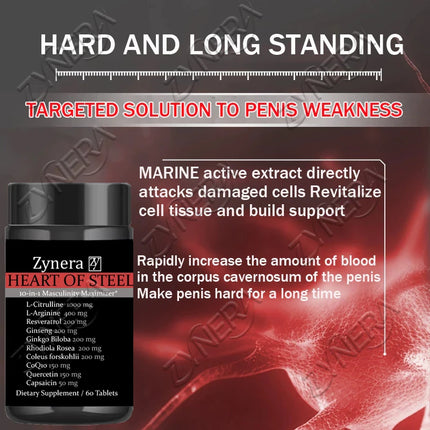 Organic Ginseng Powder,Support Reproductive Health Natural ,Men Pill Supplements for Health, Endurance, Muscle