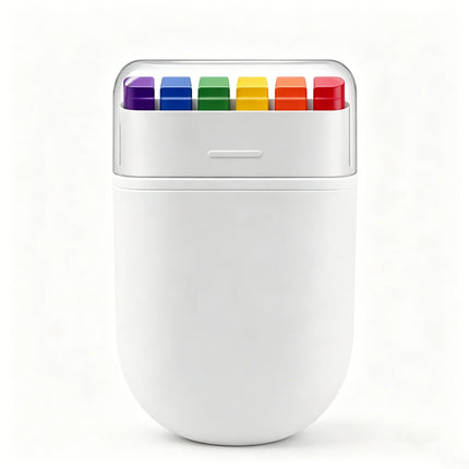 Rainbow Face Paint Crayon Set, Football Viewing Party Gift for Family, Suitable for FIFA World Cup & UEFA Euro Tournaments