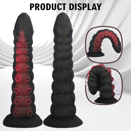 New Tentacle Anal Plug Mixed Color Alien Dildo Soft Huge Butt Plug Suction Cup Anal Toys Vaginal Anal Dilator Sex Toys Women Men