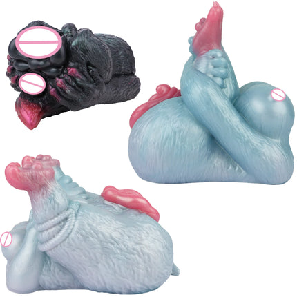 GEEBA Fantasy Butt Design Male Silicone Masturbator Realistic Textured Man Masturbation Sleeve Pocket Pussy Stroker Adult SexToy