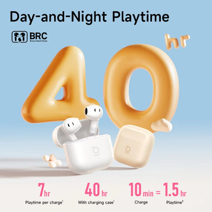 Baseus Bass BS2 Lite True Wireless Earbuds Bluetooth 6.0 Semi-in-Ear Earphones 2-Mic AI ENC 40H Playtime IP55 SuperBass Ear buds