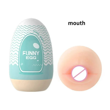Laile Male Masturbation Egg, Portable Mini Pocket Pussy for Men, Disposable Sex Toy