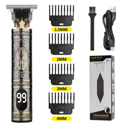 Vintage Hair Clipper Electric Hair Trimmer USB Charging Hair Cutting Machine Portable Shaver Professional Barber Men's Gifs