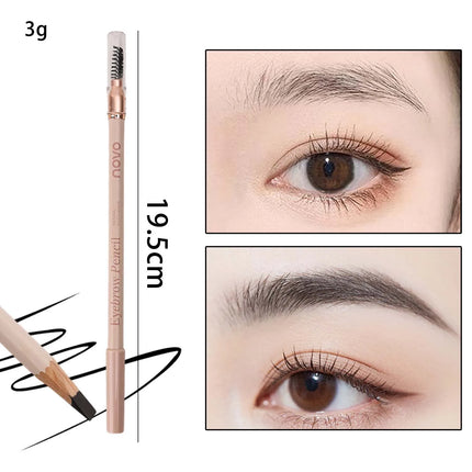 Natural Matte Eyebrow Pen Professional Wild Eye Brow Makeup Tools Waterproof Lasting Eyebrow Enhancers Double-Ended Cosmetics