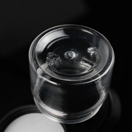 50pcs/pack 50ml Plastic Cosmetics Jar Makeup Box with Black Cap Travel Face Cream Bottle Container Refillable Empty Makeup Jar