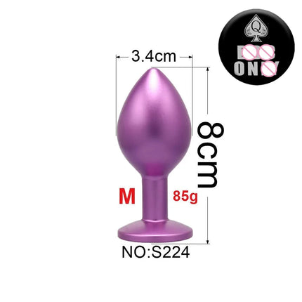Spades Q Metal Anal Plug Fetish Butt Plug Fantasy Adult Game Prostate Massage Masturbator Anal SM Stimulation Adult Sex Toys 18+