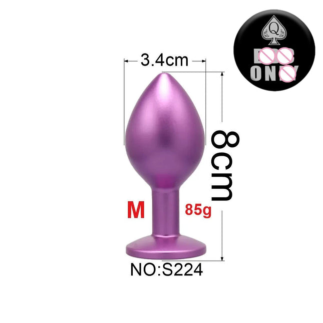 Spades Q Metal Anal Plug Fetish Butt Plug Fantasy Adult Game Prostate Massage Masturbator Anal SM Stimulation Adult Sex Toys 18+
