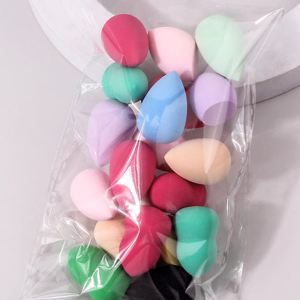 10/25/50/100-Pack Random Color & Shape Makeup Sponges, Latex-Free Blending Tools for Liquid/Cream/Powder