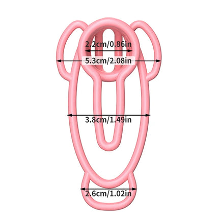 Male fufu Clip Chastity Lock Hide Penis Chastity Lock Cock Ring Binding straps Chastity Lock Outdoor wear Sex Toys For Men Gay