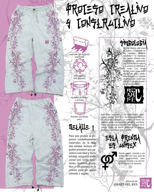 Y2K Pink Goth Tree Bark Wide Leg Pants High Street Unisex Couple Trousers Vintage Crack Texture Low Rise Baggy Streetwear