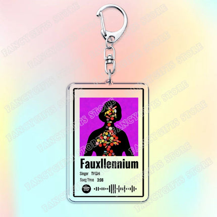 TV Girl Songs Keychains for Women Accessories Bag Cigarettes Out The Window Lovers Rock Not Allowed Keying Jewelry Fans Gifts