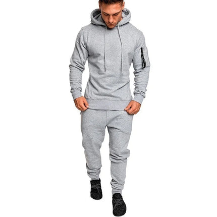 2023 new Men's Camouflage Tracksuit Sport Hoodies Pants Two Piece Set Outdoor Sports Suit Casual Jogging Suit Sweatshirts