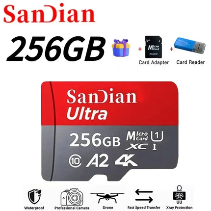 SD Card Portable Memory Card Expansion for Mobile Devices and Cameras