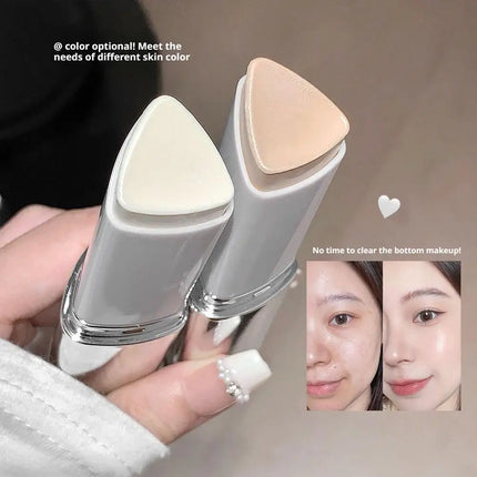 Kakashow 2-In-1 Double-Headed Foundation Stick Lightweight Brightening Concealer Long-Lasting Natural Foundation Matte Makeup