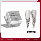 Black Abstract Gel