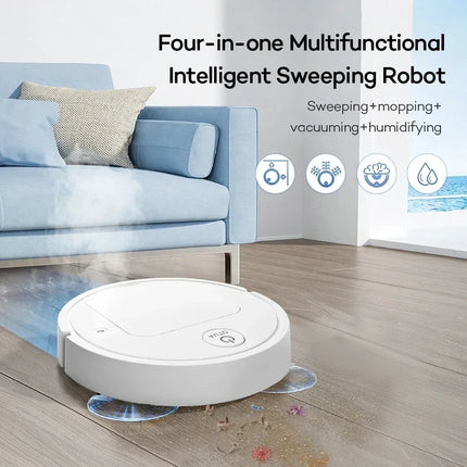 Lenovo 4 In 1 Spray Sweeping Robot Mopping & Vacuuming Strong Clean Air Purification Intelligent Robot Household Appliance