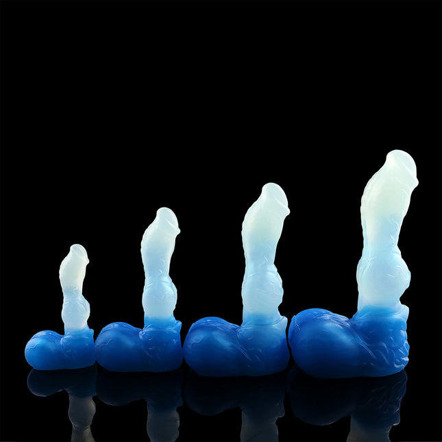 ELKKOST Large Knot Fantasy Dog Dildo with Suction Cup Size S M L XL Silicone Anal Plug Sex Toys For Women Men Vagina Stimulate