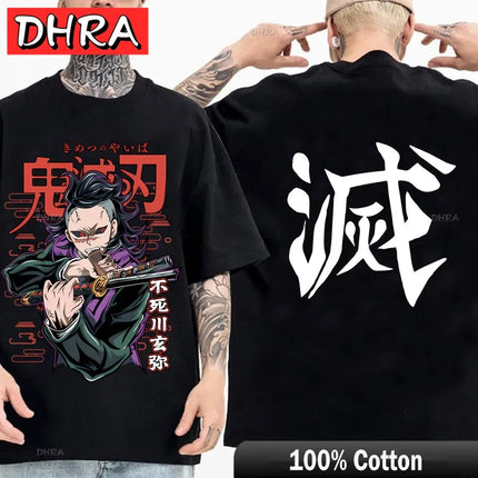 Demon Slayer T Shirt Nezuko Tshirt Women Kimetsu No Yaiba Top Tees Japanese Anime Tanjirou Kamado Tops Manga Harajuku T-shirt