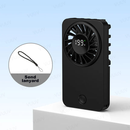 VUUV Small Fan Refrigeration Air Conditioner Portable Silent High-speed High Wind Power USB Charging Fan Handheld