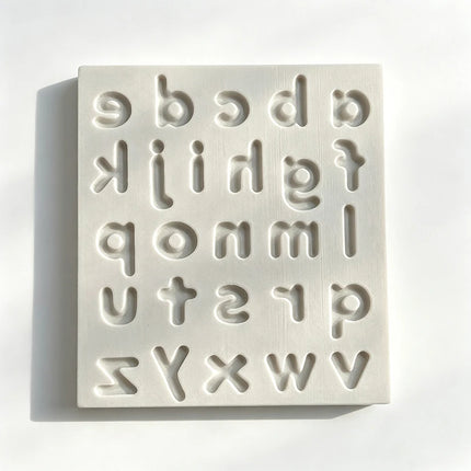 Capital Lower Case Letter Silicone Sugarcraft Mold Cookie Cupcake Chocolate Baking Mold Fondant Cake Decorating Tools