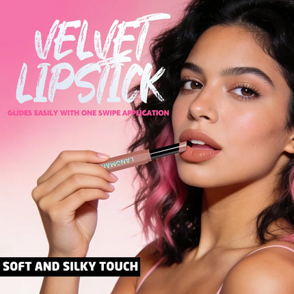 Nude Pink Matte Lipstick 12 Colors Waterproof Long Lasting Lip Sticks Not Fading Sexy Red Velvet Solid Lip Gloss Women Makeup