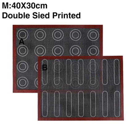 Silicone Baking Oven Mat for Eclair Perforated Non-stick Macaron Cookie Bread Pastry Mold Baking Accessories Baking Supplies