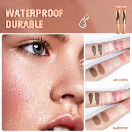 Multifunctional Makeup Pen Liquid Blush Bronzer Contouring Highlighter Pearlescent Fine Flash Sponge Tip Beauty Cosmetics Stick