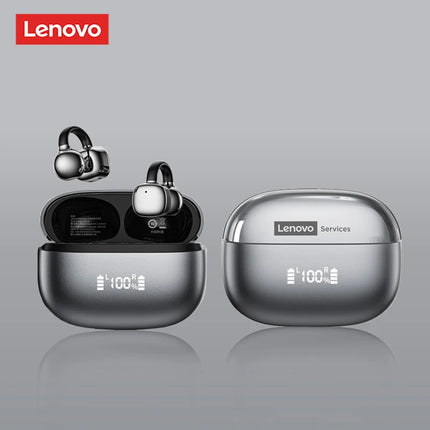 Lenovo Open Ear Wireless Earbuds Bluetooth 6.0 Comfort Clip On Gaming Sports Earphones LED Digital Power Display RS119 Pro
