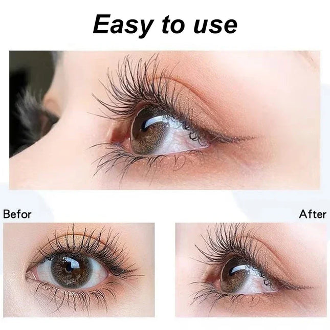 Silk Fiber Matte Mascara Makeup Ultra-Fine Brush Lengthening Eyelashes Extension Fast Dry Brown Black Curling Mascara Comestics