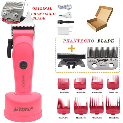 JUCAI MINICANDY JC06 Professional Hair Clipper DLC Blade 7200RPM Brushless Motor with Base Charger 3200mAh Hair Cutting Machine
