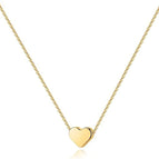 Gold Heart Pendant / 45cm