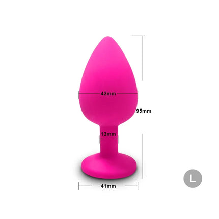 Soft Silicone Anal Butt Plug Unisex Sex Toys Men Prostate Massager Adult Gay Ass Stuffed Anal Trainer Massager for Couples