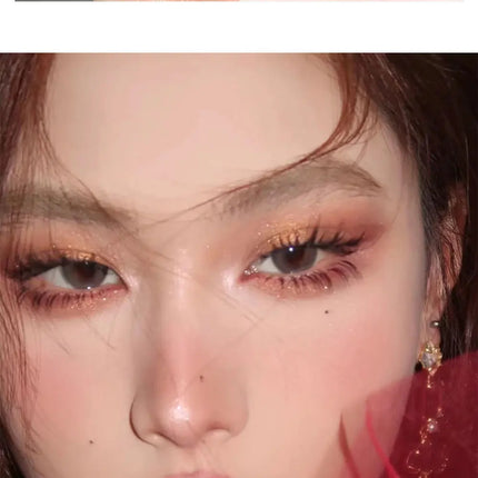 6 Colors Glitter Liquid Eyeshadow Waterproof Pearlescent Shiny Eye Shadow Highlighter Sequins Lying Silkworm Makeup Beauty Tool