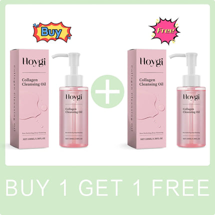 Collagen Cleansing Oil Makeup Remover Dissolve Sunscreen Deep Cleansing Pores Exfoliation Blackhead Refresh Makeup Removal Oil