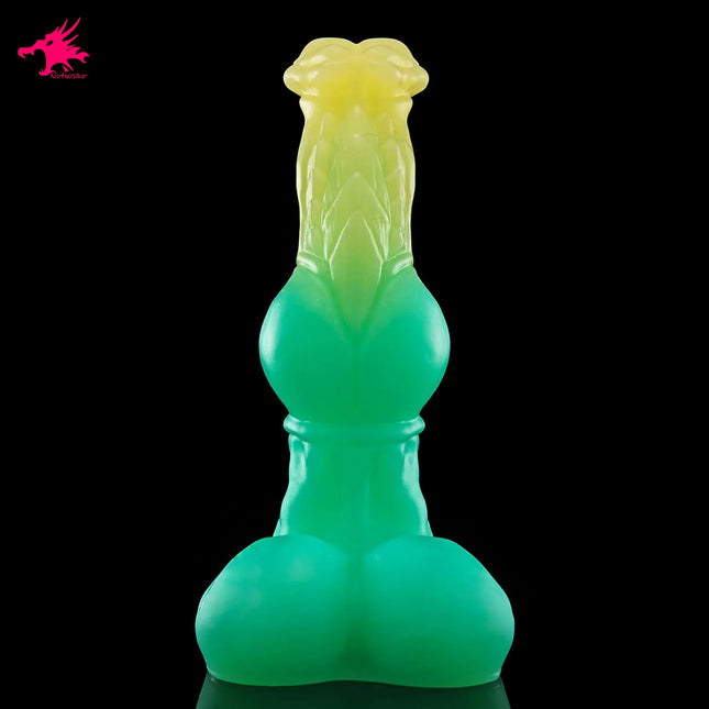 Nothosuar FAXI Fantasy Sex Toys: Dog Knot Dildo, Canine Penis Butt Plug for Men and Women, Anal Trainer Fisting Game, Sex Shop
