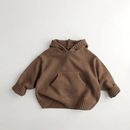 Korean Edition Boys and Girls Clothing Baby Sweater Toddler Knitted Sweater Newborn Knitted Long Sleeve Cotton Baby Pullover