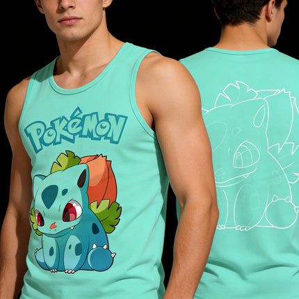 A Popular and Fashionable New Pokemon Bulbasaur Seed Vest with A Breathable and Loose 3d Printed Casual Vest Pattern in 2026