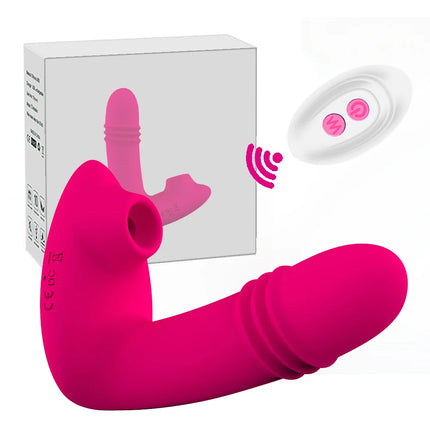 Sucking Vibrators For Women Wireless Remote Control Vibrating Dildo Vagina Clitoris Stimulator Couples Sex Toys For Women