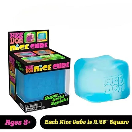 @Nee-Doh Nice Cube Super Solid Squishy Stress Relief Toy Soft Squeeze Fidget Toy for Office Anxiety Relief  Adults Gifts