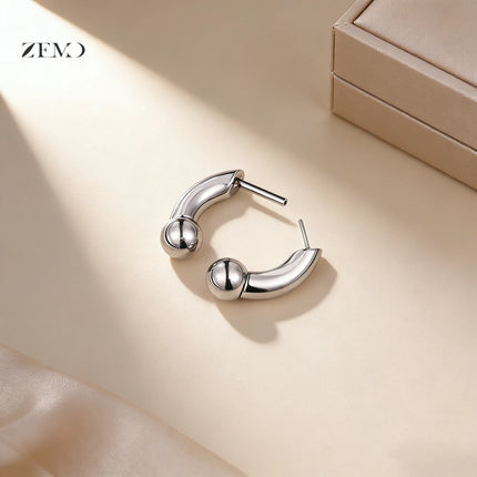 ZEMO 1 Piece 16G Horn Nose Ring Stainless Steel Threadless Septum Ring Spike Ox Horn Ear Helix Nostril Piercing Jewelry 8MM/10MM
