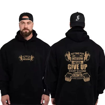 Autumn and Winter Gym Men's Hoodies Thavage Muscular Men CBUM  Gym Hoodies CBUM Fitness Joggers CBUM