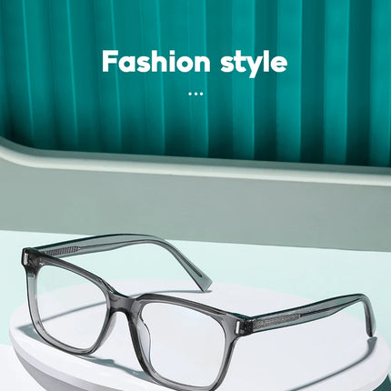JMISUS Fashion Square Prescription Glasses Women Men Photochromic Progressive Myopia Optical Eyewear Lenses with Custom Recipe