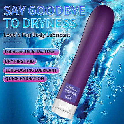 Ultra-slip water-soluble Anal Lubricant long-lasting moisturizing Adult Couples Dildo Vibrator Sex Oil 120ml